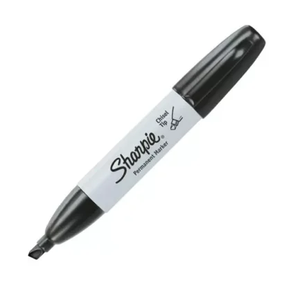 MARCADOR PERMANENTE BEROL SHARPIE CHISEL NEGRO 1 PIEZA