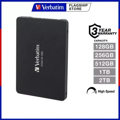 UNIDAD DE ESTADO SÓLIDO SSD VERBATIM VI550 SATA III DE 2.5" Y 1 TB