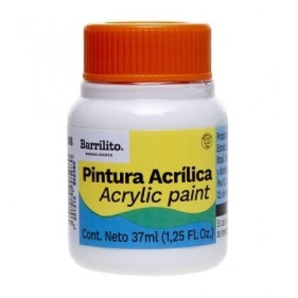 PINTURA ACRI BARRILITO 37ML BLANCO