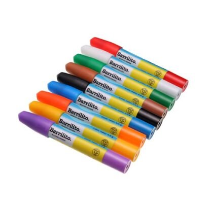 PINTACARAS NEGRO Y BLANCO BARRILITO CON 8