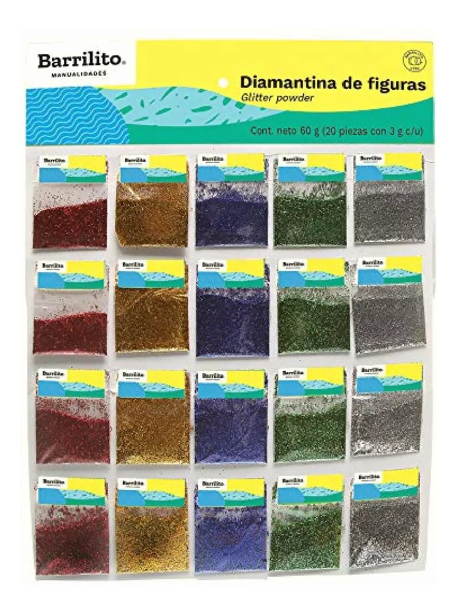 DIAMANTINA BARRILITO COLORES DYA20 CON 20
