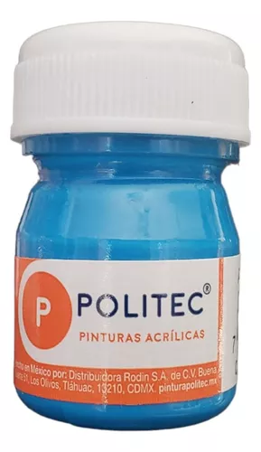 PINTURA POLITEC 20ML 313 AZUL CELESTE