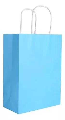 BOLSA PARA REGALO CALTOM BOND MED AZUL