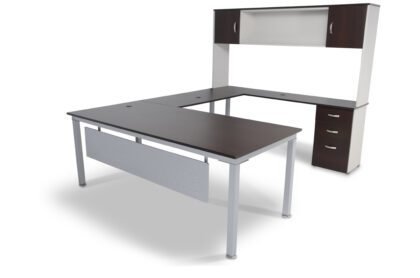 CONJUNTO EJECUTIVO  SIRLON 19MM CON LIBRERO ABIERTO