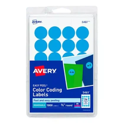 ETIQUETA AVERY 2103 RED 1.9 AZUL CL CON 1008