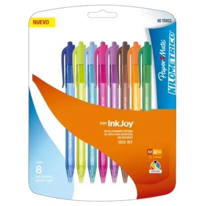 BOLIGRAFO BEROL KILOMETRICO RET FASHION CON 8