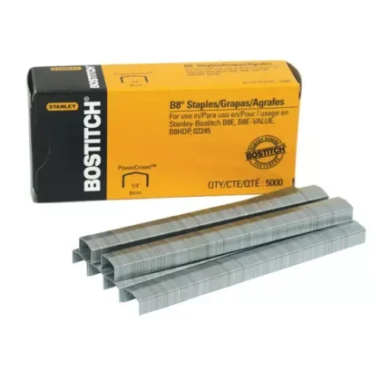 GRAPAS STANLEY BOSTITCH 1/4 B8 6.35MM CON 5000, ENGRAPA HASTA 30 HOJAS
