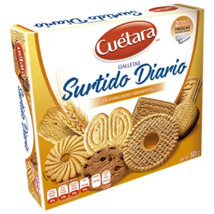 GALLETAS CUETARA SURTIDO DIARIO 500GR