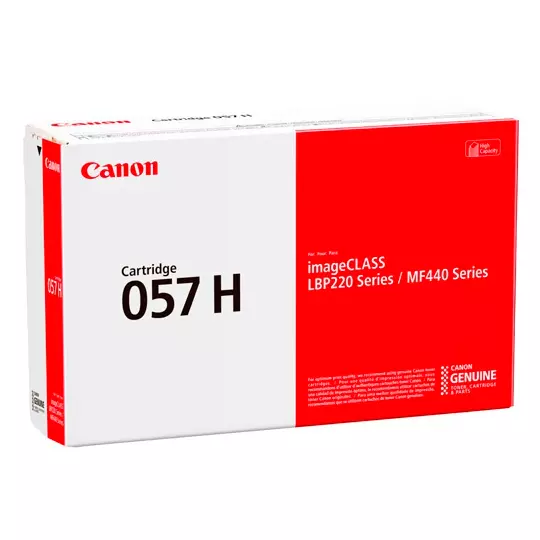 CARTUCHO CANON PARA TÓNER 057H NEGRO
