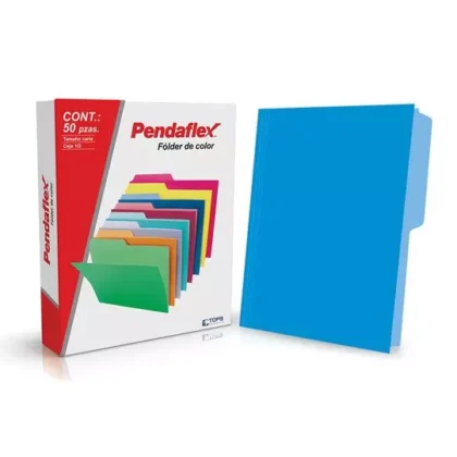 FOLDER OXFORD PENDAFLEX BITONO CARTA AZUL INT