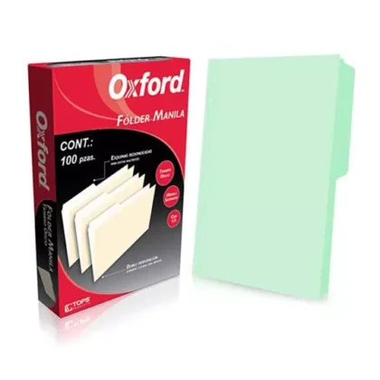FOLDER OXFORD 1/2 CEJA OFICIO VERDE