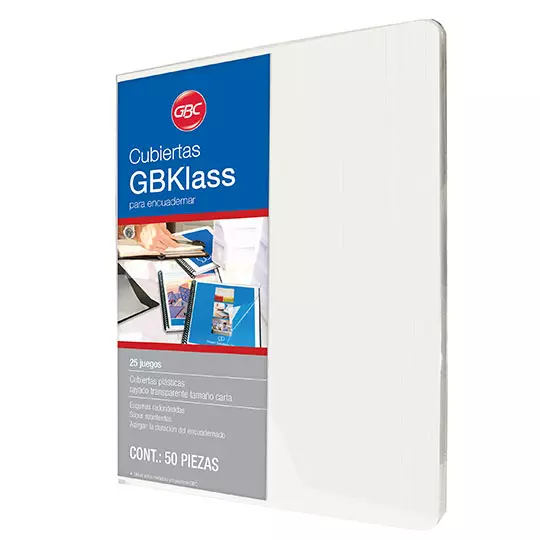 PASTA PARA ENGARGOLADO GBC GBKLAS TAMAÑO CARTA KRIST
