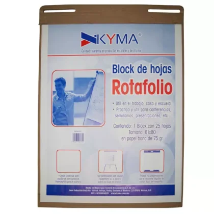 BLOCK ROTAFOLIO KYMA 7MM 25 HOJAS