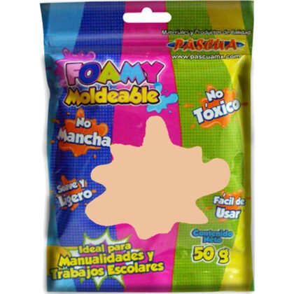 FOAMY MOLDEABLE PASCUA 50GR CARNE