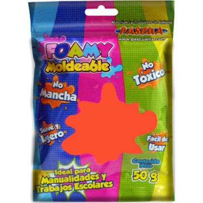 FOAMY MOLDEABLE PASCUA 50GR NARANJA