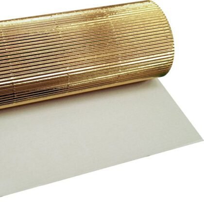 PAPEL CORRUGADO MICRO 77X54CM M.ORO