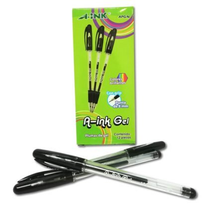 BOLIGRAFO GEL MAE A-INK 0.8M NEGRO