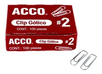CLIP GOTICO ACCO NO.2 CON 100