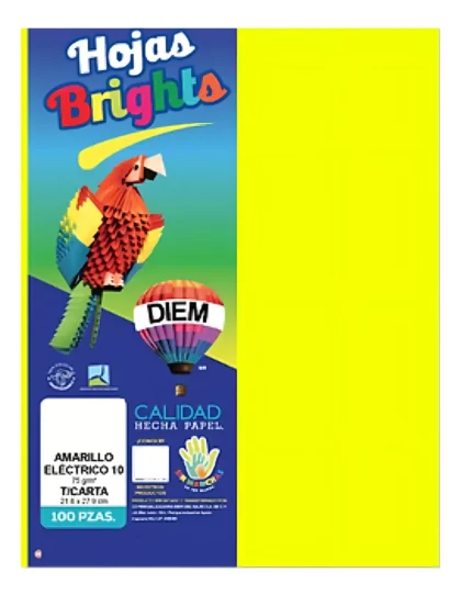 PAPEL BOND DIEM BRILL TAMAÑO CARTA AMA ELÉCTRICO 10