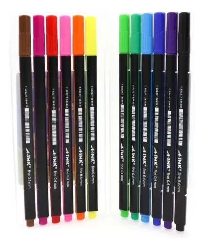 ROTULADOR A-INK AEE-12 0.4MM EST. CON 12
