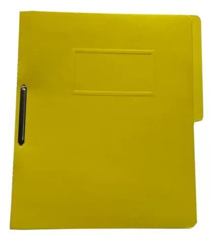 FOLDER CON BROCHE TAMAÑO CARTA FORTEC AMARILLO