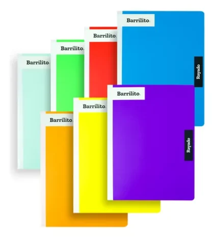 CUADERNO FORMA FRANCESA COSIDO BARRILITO DOBLE RAYA 100 HOJAS