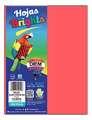 PAPEL BOND DIEM PASTEL TAMAÑO CARTA CEREZA 04