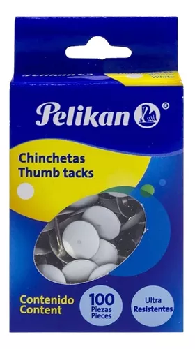 CHINCHETAS PELIKAN CON 100 BLANCO