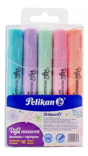 RESALTADOR PELIKAN HIGHLIGHTE PASTEL CON 4