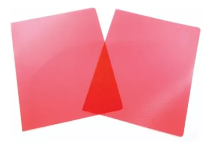 PASTA PARA ENGARGOLADO ZEBRA TAMAÑO CARTA ROJO