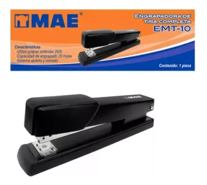 ENGRAPADORA MAE EMT-10S MET TIRA COMPLETA, ENGRAPA HASTA 25 HOJAS