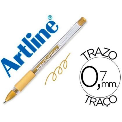 BOLIGRAFO GEL MAE ARTLINE SOFT LINE COLOR ORO