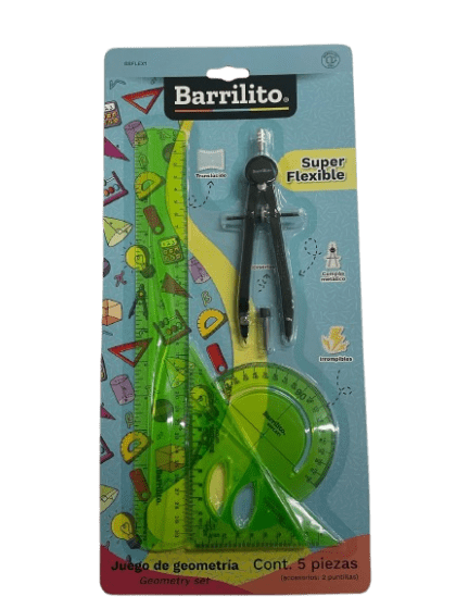 JUEGO DE GEOMETRICO FLEXI BARRILITO PASTEL