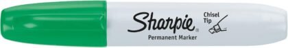 MARCADOR PERMANENTE BEROL SHARPIE CHISEL VERDE