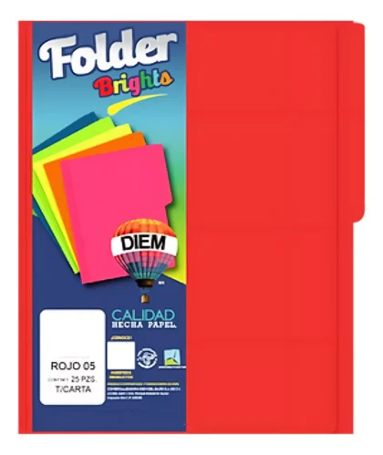 FOLDER DIEM CARTA ROJO 05