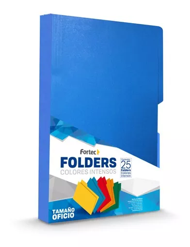 FOLDER FORTEC INTENSO OFICIO AZUL R