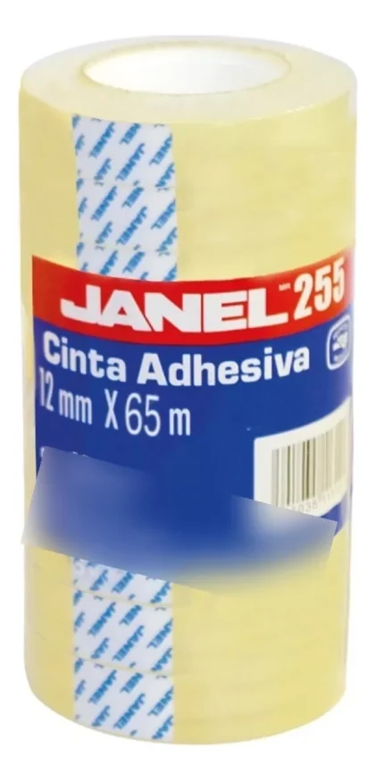 CINTA ADHESIVA JANEL 255 12MMX65MT
