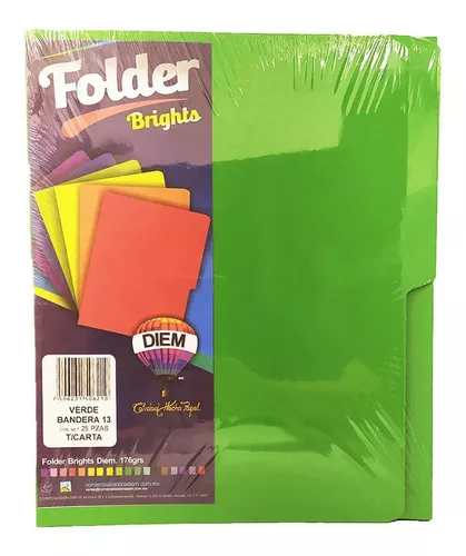 FOLDER DIEM CARTA VERDE BAND 13