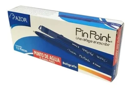 BOLIGRAFO AZOR PIN POINT 0.7MM FINO CON TR AZUL