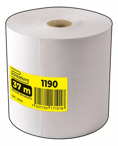 ROLLO DE PAPEL BOND PRINTAFORM 1190  57MMX37MT
