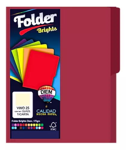 FOLDER DIEM CARTA VINO 25