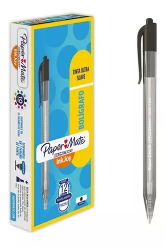 BOLIGRAFO KILOMETRICO RETRACTILTIL PUNTA MEDIANA NEGRO