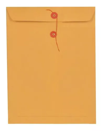 SOBRE BOLSA FORTEC MANILA CON HILO TAMAÑO ESQUELA 26X34