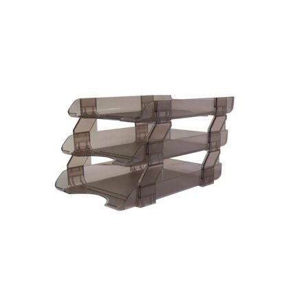 CHAROLA ACRILICO AZOR SABLON 3 NIVELES CARTA HUMO