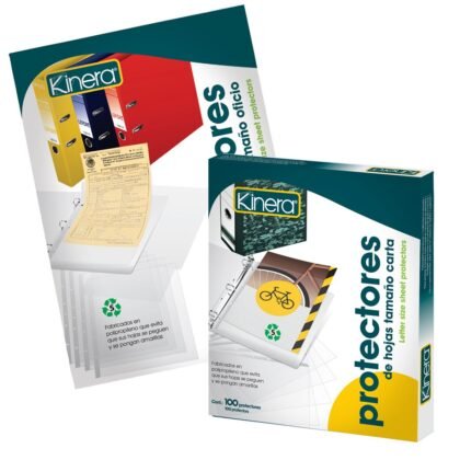 PROTECTOR HOJAS KINERA TAMAÑO OFICIO OPACO CON 50