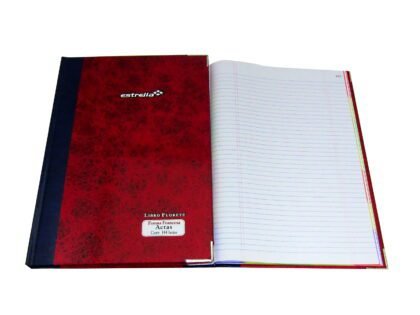 LIBRO FLORETE FORMA FRANCESA ESTRELLA ACTAS 144H