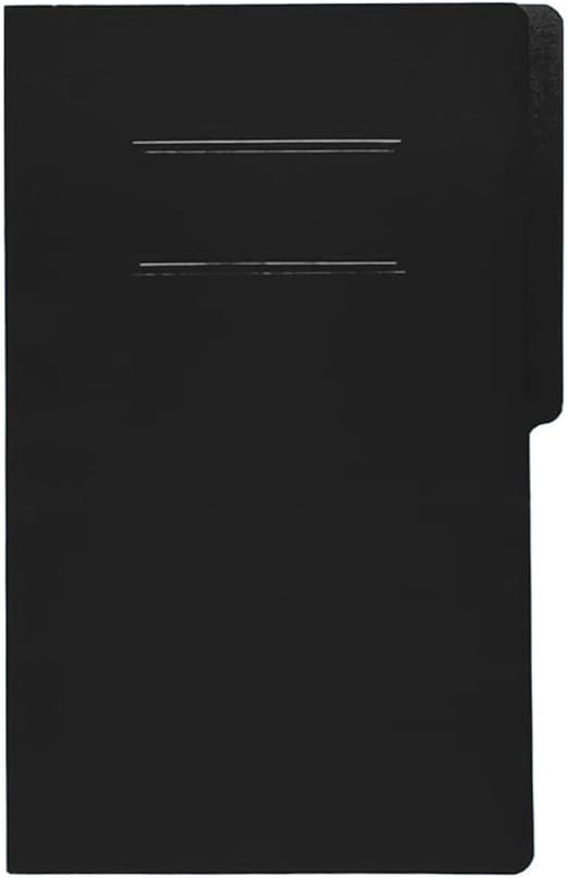 FOLDER CON BROCHE TAMAÑO OFICIO BACO NEGRO