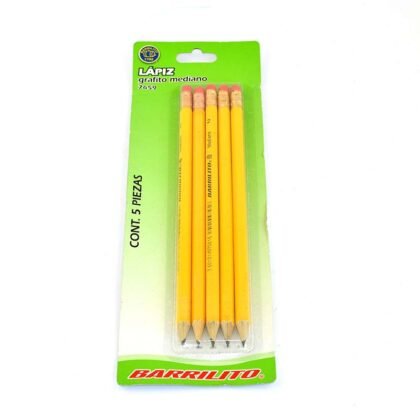 LAPIZ HEXAGONAL BARRILITO NO.2 CON 5
