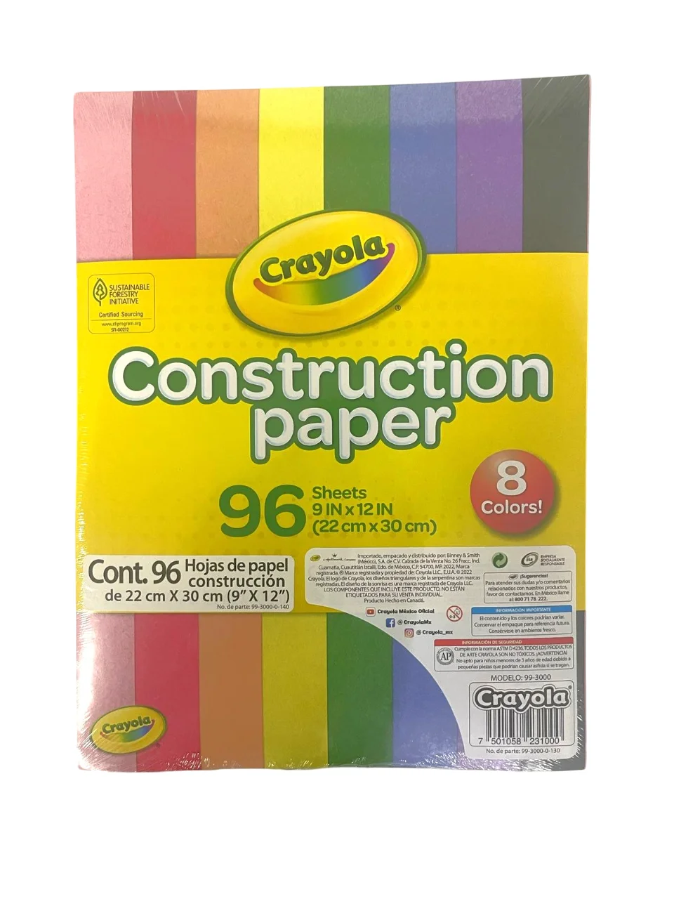 BLOCK CONSTRUCTOR CRAYOLA ARCO TAMAÑO CARTA CON 96 HOJAS
