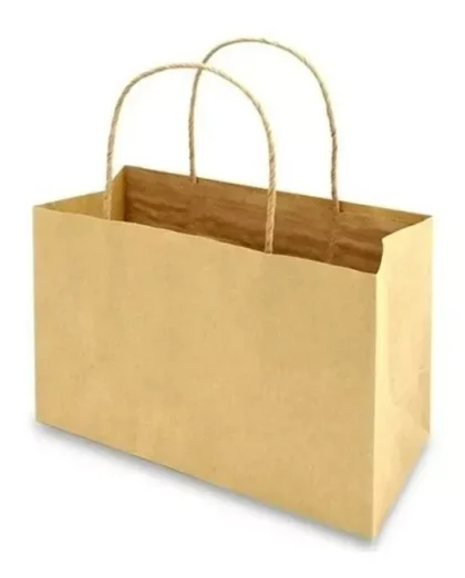 BOLSA PARA REGALO CALTOM KRAFT NATURAL BOUTIQUE CHICA